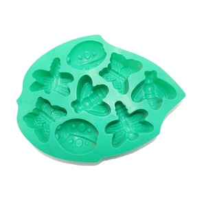 Moule à gâteau 3D en forme d'insecte à 8 cavités, écologique et durable, pour bombes de bain en résine, bougies, savons et aliments, à usage commercial - Product Image 5