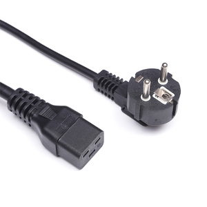 Cáp điện IEC 320 C19 lạnh thiết bị 3 pin cáp điện Euro cắm AC Cable cho PC, màn hình, máy in <span class=keywords><strong>TV</strong></span>, màn hình máy tính - Product Image 2