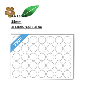 Tùy chỉnh máy laser tự dính mã vạch địa chỉ dán A4 tấm định dạng vòng PP Pet Vinyl in ấn nhãn 35up - Product Image 2