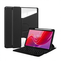 Étui de protection pour tablette A9 Plus S11/S9 FE en acrylique avec clavier rétroéclairé rotatif en cuir et stylet compatible, coloré, fabriqué en Chine