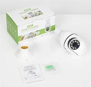 OEM Smart Home Security CCTV Camera Bulb Wireless Light Bulb Camera WIFI Light Bulb Camera Security With 2.4G 5G Tuya APP