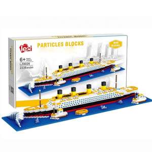 Set Costruzioni <span class=keywords><strong>Titanic</strong></span> 2338 Pezzi – Micro Modellino Nave Puzzle 3D, Decorazione Casa Ingrosso - Product Image 2