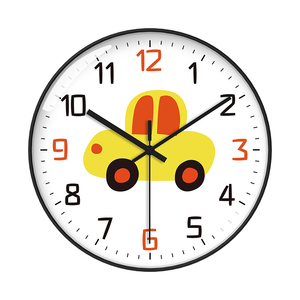 Orologio <span class=keywords><strong>da</strong></span> Parete Moderno Rosso a Forma di Camion 10 Pollici, Piccolo Orologio al Quarzo con Lancette per Bambini, Stile Antico per Soggiorno, Personalizzabile dal Produttore - Product Image 6
