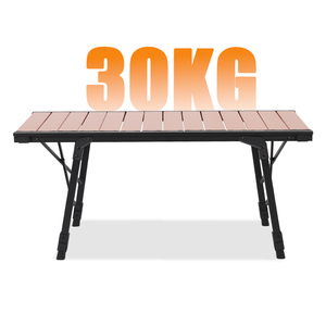 Hàn Quốc Hot Bán ngoài trời lưu trữ di động có thể gập lại đi lắp ráp nhôm igt bảng BBQ cắm trại nướng bảng - Product Image 4