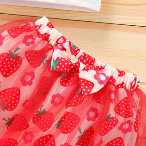 Ensemble T-shirt + Robe et Bandeau pour Tout-Petits – Tenues d'Été Style Doux pour Petites Filles – Vêtements pour Enfants en Gros - Product Image 4