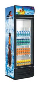 Refrigeradores Exhibidores para Supermercados de 288L, Refrigerador Comercial para Bebidas, Cerveza, Vegetales y Frutas - Product Image 3