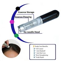 Appareil de beauté pour usage domestique, soin du cuir chevelu, appareil sans injection, microcourant, électroporation, mésothérapie, machine de lifting du visage