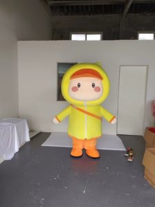 Yetişkinler İçin Unisex Etkinliklerde Kullanılabilen Cadılar Bayramı Özel Tasarım Çizgi Film Hayvan Yürüyen Maskot Şişme Kostüm - Product Image 2