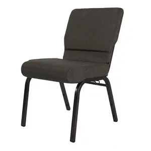 Factory Sale Cheap Upholstered Metal Church Chair Theater Auditorium Furniture Stackable Interlock Padded Church Chairs