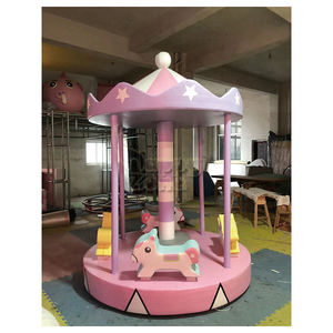 ศูนย์ความบันเทิงในร่มสำหรับเด็กวัยหัดเดินเครื่องเล่นแบบไฟฟ้าม้าหมุนแบบกลม - Product Image 2