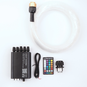 Lámpara <span class=keywords><strong>de</strong></span> Techo LED <span class=keywords><strong>de</strong></span> <span class=keywords><strong>Fibra</strong></span> Óptica con Efecto <span class=keywords><strong>de</strong></span> Cielo Estrellado, Lluvia <span class=keywords><strong>de</strong></span> Meteoros <span class=keywords><strong>y</strong></span> Estrellas Fugaces, Control por Aplicación Móvil, Clasificación IP33, Construcción Metálica - Product Image 2