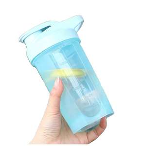 500 מ "ל חלבון שאקר bpa חינם פלסטיק דליפה הוכחה טיפת הוכחה עם הכדור מערבל לוגו מותאם אישית סיטוני חינם מדגם כושר - Product Image 1