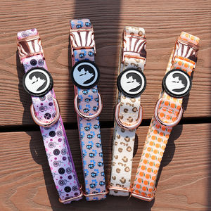 Collares Personalizados Okeypets, Ajustables, Resistentes y Duraderos, Collar de Perro con Impresión de Poliéster Personalizada para Perros Grandes y Pequeños - Product Image 2
