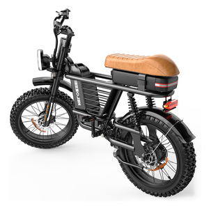 Vélo de montagne à double moteur 750W, 48V 15.6Ah, suspension intégrale, pneus larges, batterie amovible - Product Image 1
