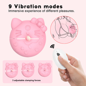 Juguete Sexual Vibrador para Agrandamiento Femenino, Masajeador de Senos Eléctrico de Silicona para Mujeres, Pinzas para Pezones, Masturbador - Product Image 2