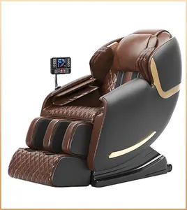 VCT most popular wholesale oem 2023 shiatsu Golden Black color massage products sl track 4d chairs with massage
