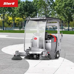 STERLL ST8 with CE closed ride on floor sweeper road cleaning street cleaning block cleaning with water gun