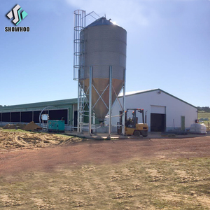 Bâtiment à structure <span class=keywords><strong>en</strong></span> acier sur mesure maison fermée préfabriquée équipement pour poulailler élevage de volailles alimentation matériaux recyclables - Product Image 2