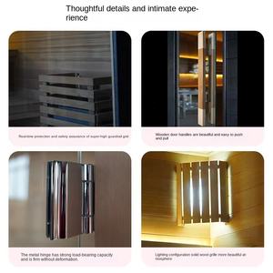 Sauna extérieur électrique de luxe pour 3 à 4 personnes, populaire, livraison rapide, sauna extérieur pour 4 personnes - Product Image 3