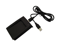 Lecteur de carte RFID sans contact rapide de haute qualité et graveur 13.56MHz USB ABS matériel