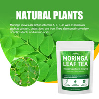Thé pour le ventre plat aux feuilles de Moringa naturelles de marque privée Jiaoming pour nettoyer les intestins, thé en feuilles détachées pour maigrir et perdre du poids