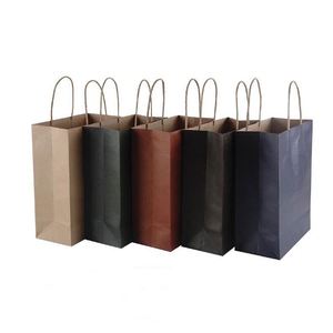 Bolsa de Papel Kraft Reciclado para Regalos y Alimentos, Diseño Clásico, Logotipo Personalizado, Venta al Por Mayor - Product Image 2