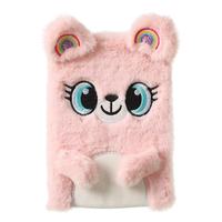 Stock vente en gros mignon licorne chat ours en peluche enfants carnets de notes journal format A5