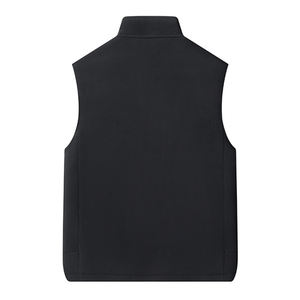 Chaleco cálido de cachemira para hombre, otoño e invierno, con cuello de terciopelo, talla grande, informal, estilo Joker, con logo personalizado. - Product Image 3