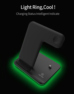 Cargador inalámbrico rápido de 15W, estación de carga 3 en 1 <span class=keywords><strong>para</strong></span> <span class=keywords><strong>iPhone</strong></span> y Apple Watch <span class=keywords><strong>airpods</strong></span>, el mejor producto - Product Image 5