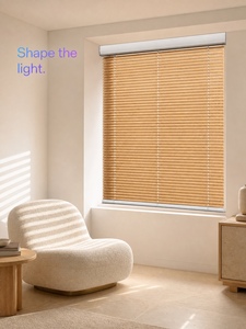 <span class=keywords><strong>Store</strong></span> Vénitien Intelligent JINK en Bois Naturel, Sur Mesure, Lames de 35mm et 50mm, pour Fenêtre - Product Image 2