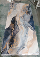 Panneau mural SPC à prix d'usine en gros, plaque de marbre PVC 3mm, fabricant de panneaux UV pour achat en gros