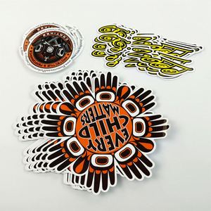 Pegatina de Vinilo PVC Personalizada, Removible, Autoadhesiva, Resistente al Agua y a los Rayos UV, con Corte de Contorno, para Decoración y Promoción - Product Image 1