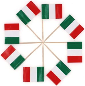 Ý Cocktail Picks dính cupcake toppers quốc gia nước cờ cho bánh mì hamburger sa mạc Mini Italy tăm cờ - Product Image 1