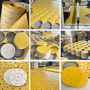 Schleif werkzeuge Klett schleif papiers cheibe Kfz-Schleifpapiers cheibe Schleif scheibe - Product Image 5