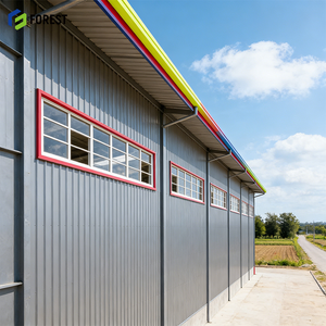 Atelier en structure acier abordable 80x150x18, centre de traitement stable pour installations minières, fonctionnel et résistant aux intempéries - Product Image 1