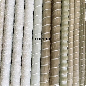 Nuevo material FRP GRP Rebar Fibra de vidrio Reforzado Barra resistente a la corrosión GFRP Rebar con servicio de procesamiento de flexión - Product Image 3