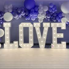 Lettres lumineuses 3D LED en acier inoxydable personnalisées, étanches, « <span class=keywords><strong>Oh</strong></span> BABY », de 3, 4 et 5 pieds, pour événements, mariages et fournitures de fête - Product Image 4