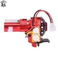 Chambre de Hop-up Tactique PRO CNC en Aluminium Rouge Haute Précision AEG avec LED pour Accessoires de Chasse Série AEG