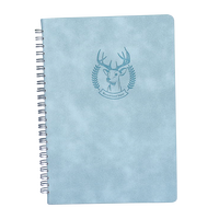 Carnet à spirale en kraft personnalisé avec logo AI-MICH, pages vierges, pour l'école, le bureau, cadeaux promotionnels