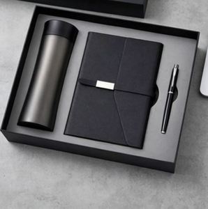 2026 A5 Journal Pu Leather Note <b>Book</b> Thermos Cup Corporate Gift Set Wholesale Promotional Luxury Notebook and Pen Gift Set - Product Image 5