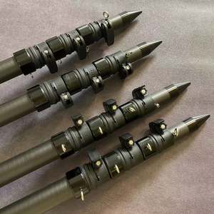 Teles de sport pour femmes cannes télescopiques perchées défense bâtons à ressort bouton Tube télescopique chargé un cadre - Product Image 6