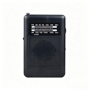 Mini <span class=keywords><strong>Radio</strong></span> <span class=keywords><strong>Analogica</strong></span> Tascabile AM <span class=keywords><strong>FM</strong></span>, Alimentata a Batteria con Antenna Telescopica, Jack per Cuffie da 3,5mm e Clip per Cintura Posteriore per Uso Esterno - Product Image 1