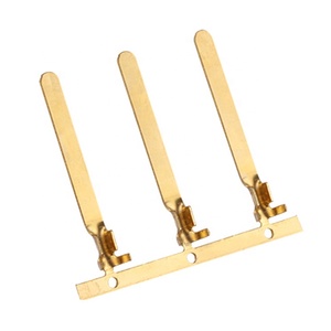 Connecteurs de <span class=keywords><strong>borne</strong></span> automobile de précision broches de sertissage de <span class=keywords><strong>voiture</strong></span> mâles et femelles en laiton cuivre aluminium matériaux - Product Image 2