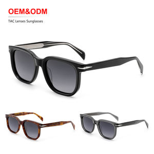 Luxury Fashion Acetate Men' Sunglasses <b>TAC</b> Polarized Lenses Wholesale High-end <b>Blue</b>-Light Blocker Eyeglasses Custom OEM Unisex - Product Image 1