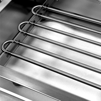 Barbecue électrique de table en acier inoxydable 2800W 220-240V
