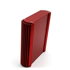 Aluminum Heat Sink 113mm x 39mm Custom Industrial Cooling Enclosure - Product Image 3