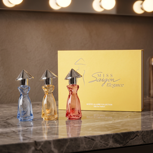 Coffret de parfums Miss Saigon format voyage 3x15ml, mini-parfums pour femmes, eau de parfum, fournisseur en gros - Product Image 1