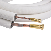 Fabricant de lignes de climatisation à connexion rapide préchargées personnalisées 3/8 + 3/4