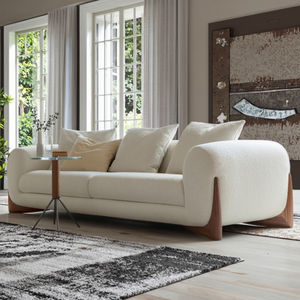 <strong>Japanese</strong> Designer Small Household Home Luxury Sectional Sofa Set Teddy Velvet Settee Sofas <strong>Couch</strong> Hotel Living Room Furniture - Product Image 1
