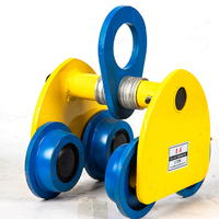 1 tonne 3 tonnes 5 tonnes i beam plain wheel roller heavy cargo geared trolley for chain hoist